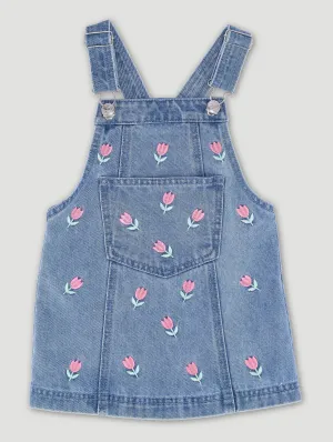 Pre-Girls Tulip Denim Pinni - Dark Blue