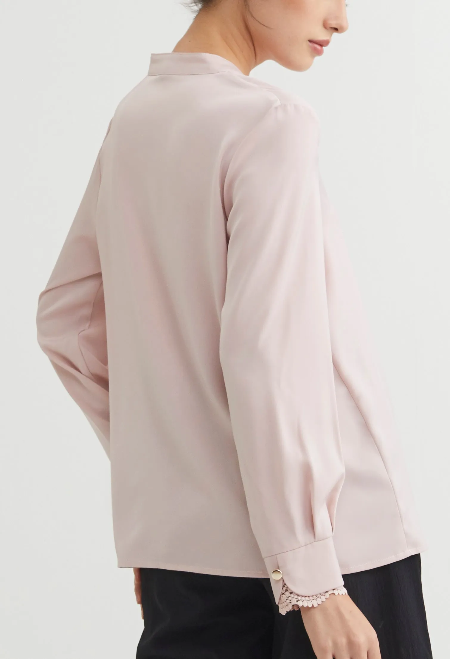 Prim Peekaboo Lace Blouse