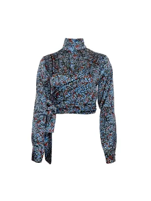 Printed Silky Joi Top