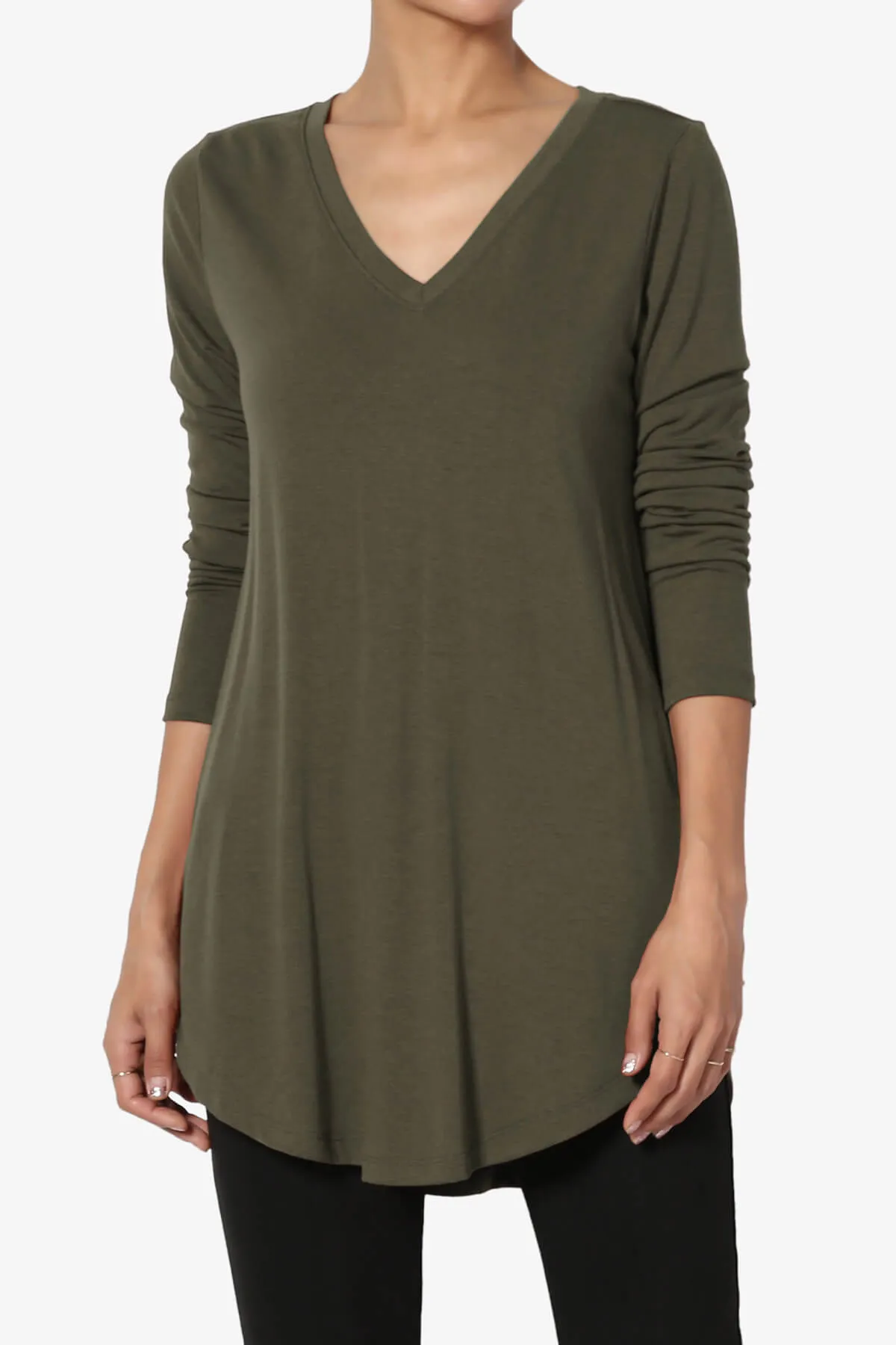 Ramada Long Sleeve Flowy Jersey Top PLUS MORE COLORS