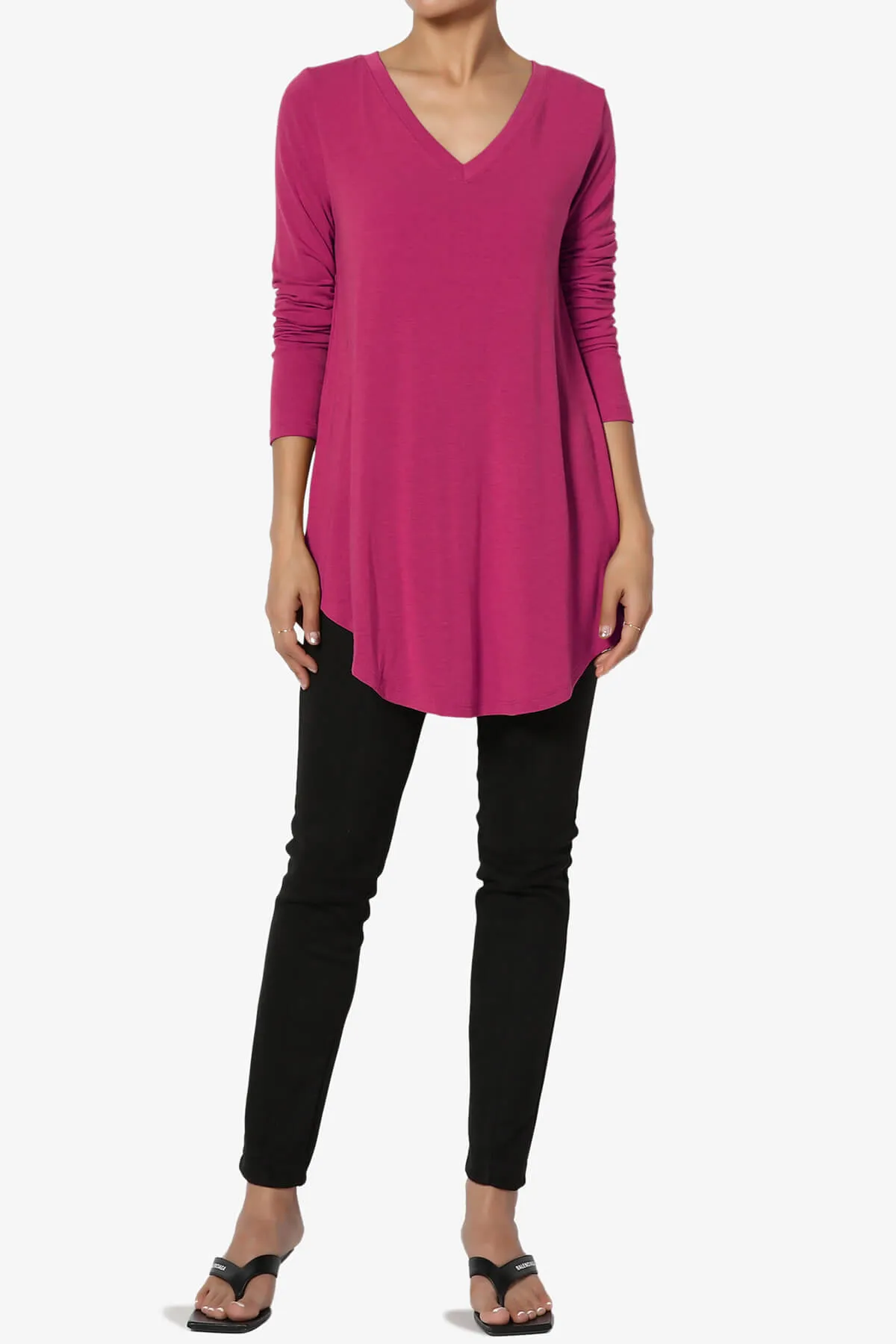 Ramada Long Sleeve Flowy Jersey Top PLUS MORE COLORS