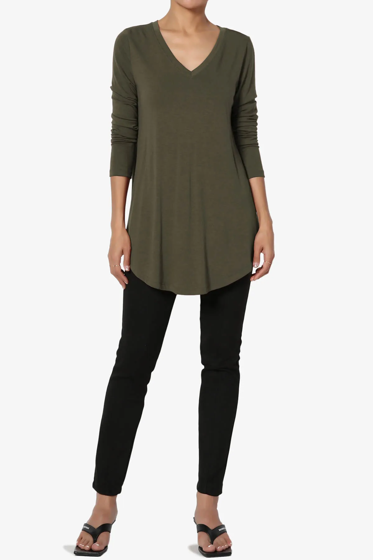 Ramada Long Sleeve Flowy Jersey Top PLUS MORE COLORS