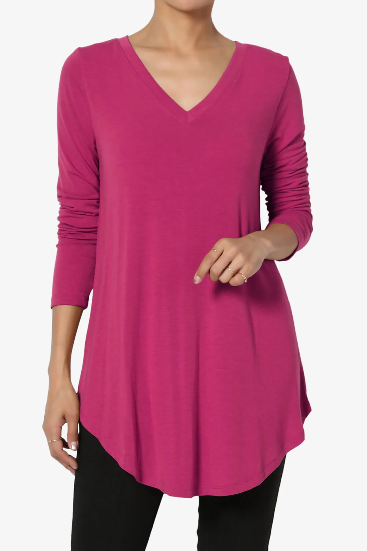 Ramada Long Sleeve Flowy Jersey Top PLUS MORE COLORS