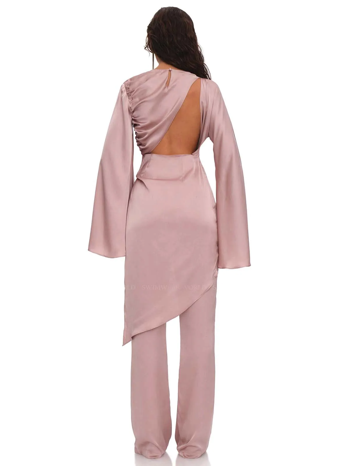 Reba Cut Out-Reba High Rise Pants