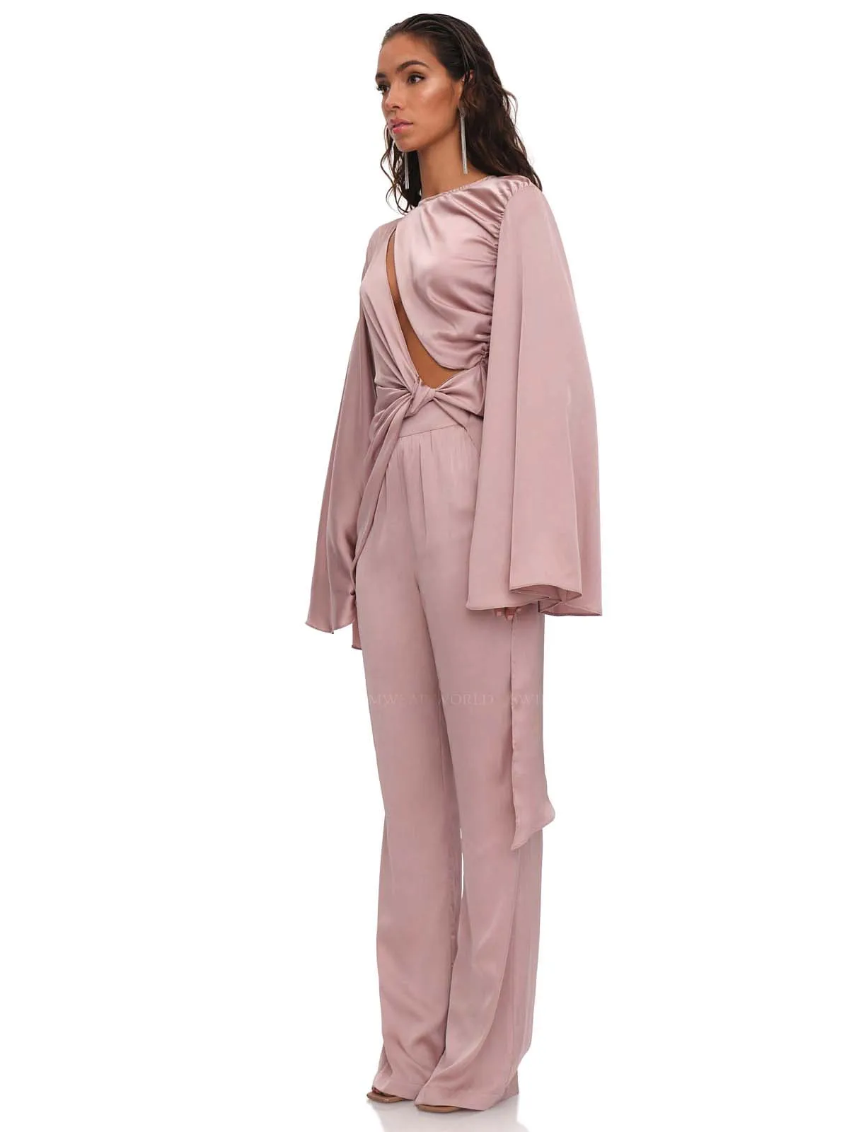 Reba Cut Out-Reba High Rise Pants
