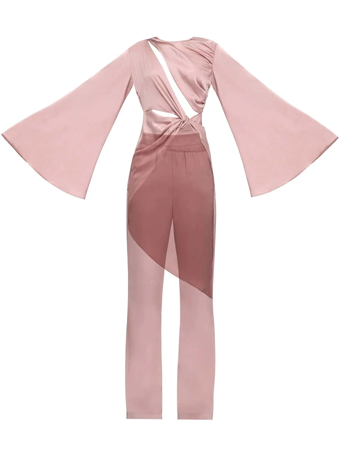 Reba Cut Out-Reba High Rise Pants