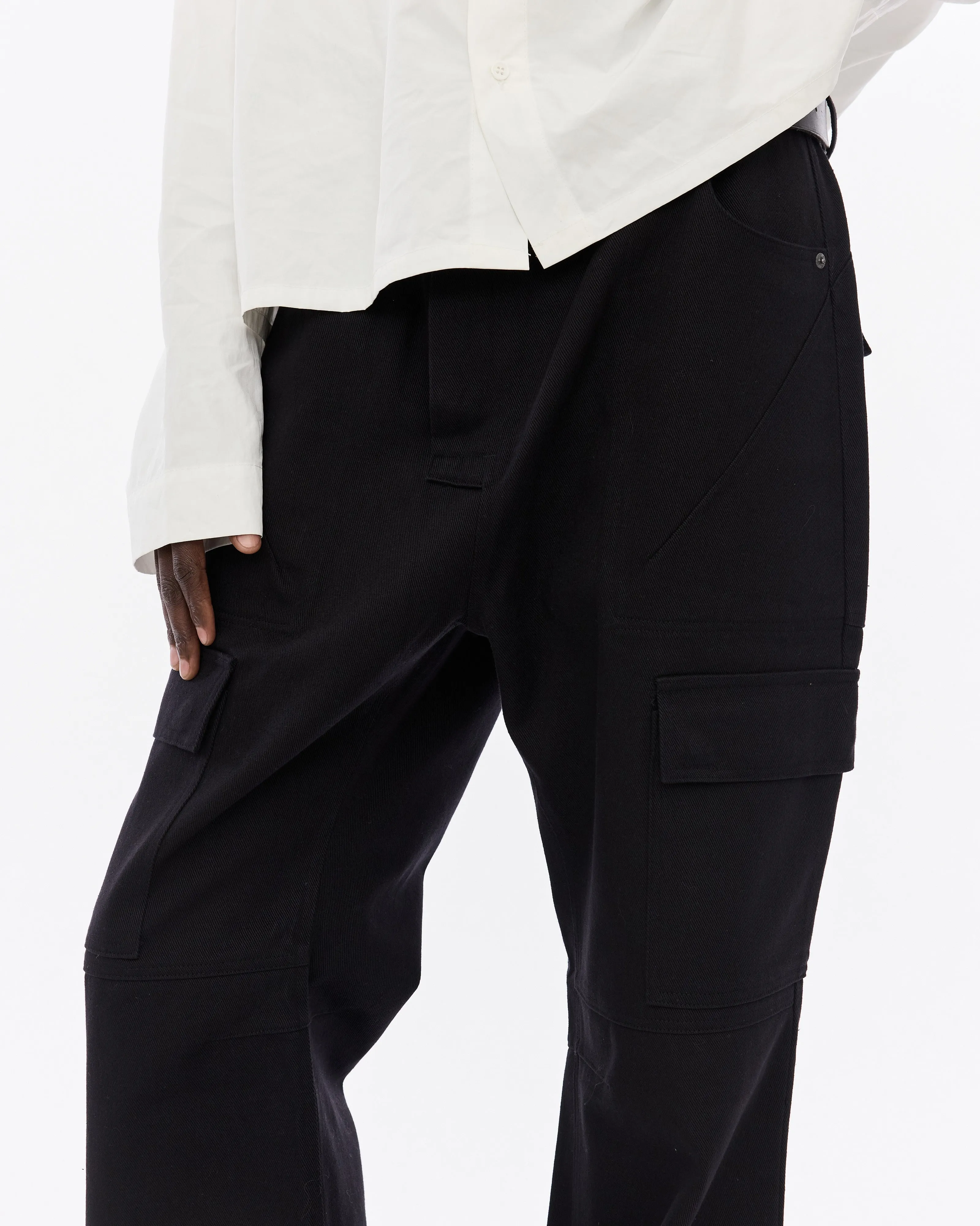 Relaxed Cargo Pant, Black