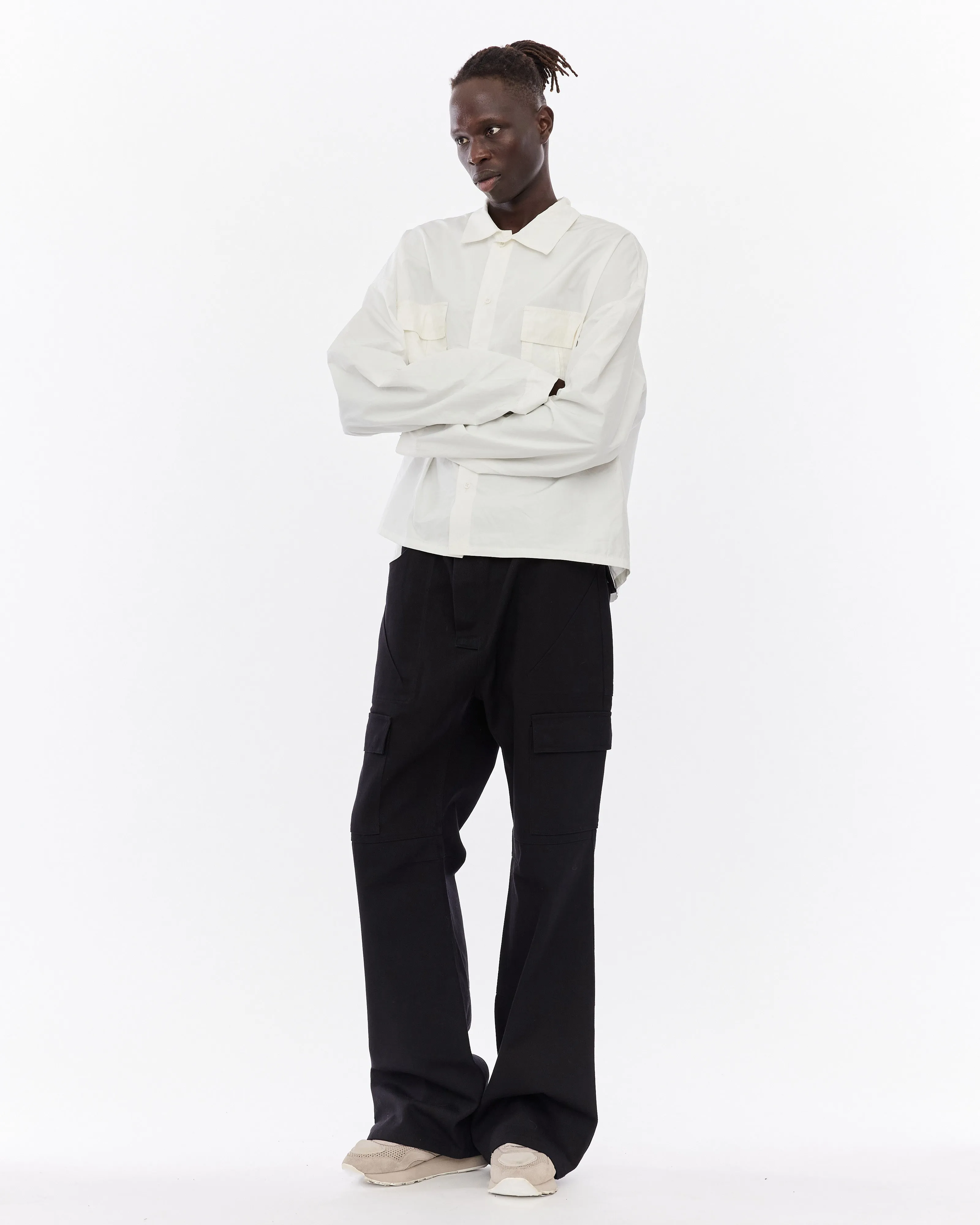 Relaxed Cargo Pant, Black