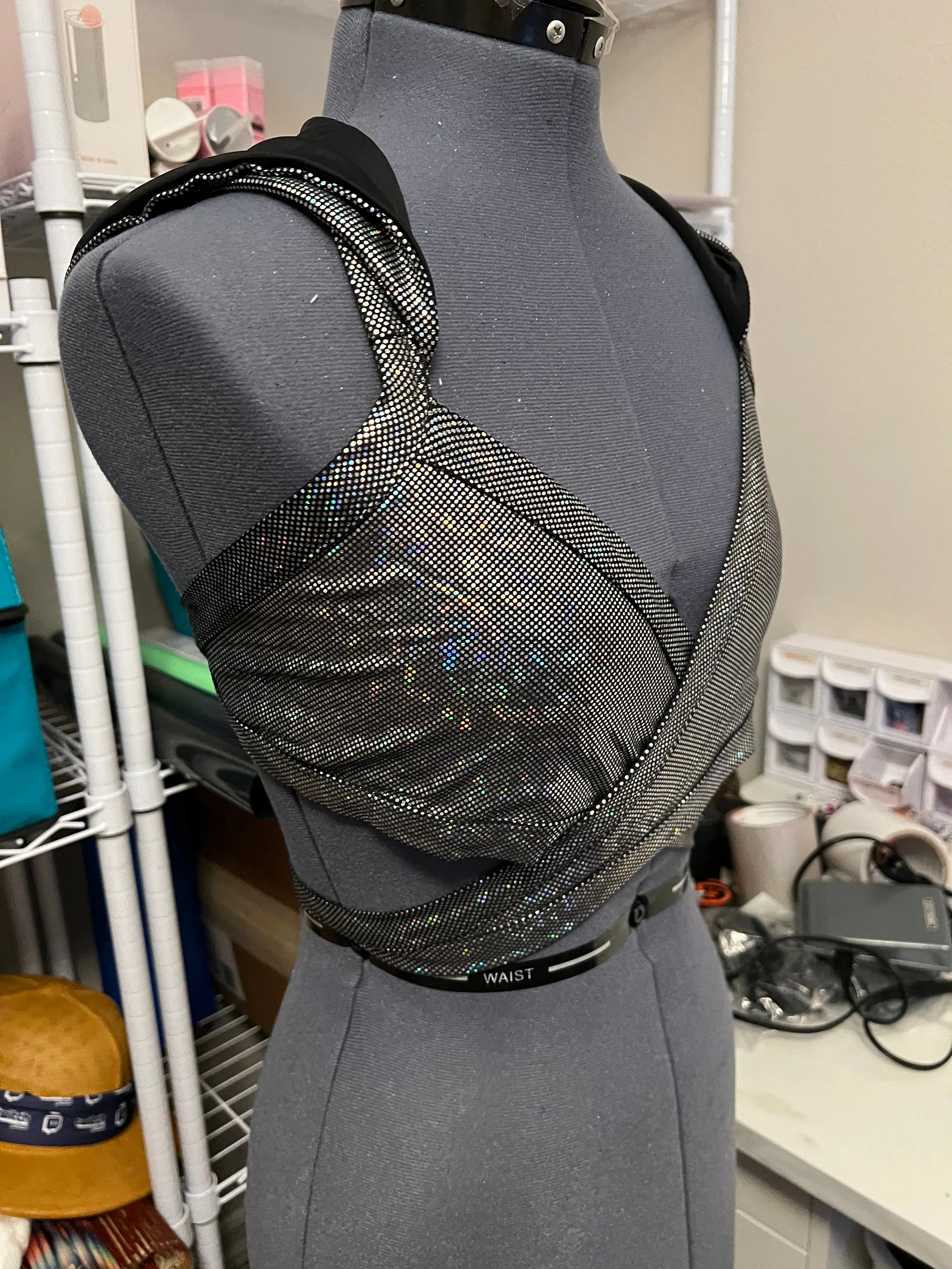 Reversible Hooded Wrap Top