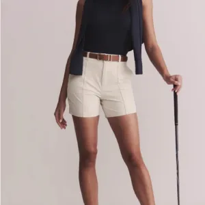 RHONE NWT Women’s Birdie Trouser Short Light Sand 2