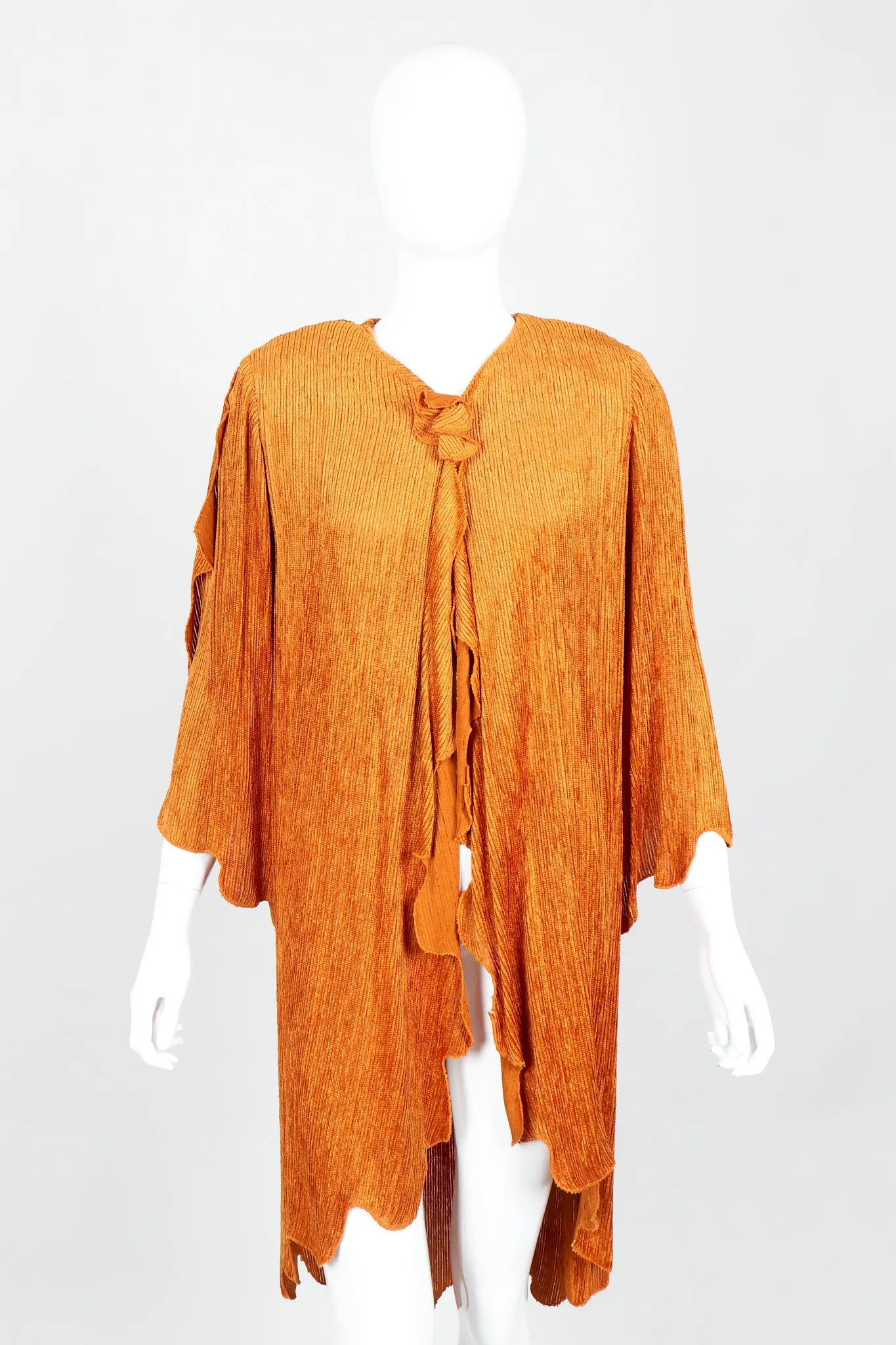 Ribbed Chenille Belted Jacket & Skirt Set