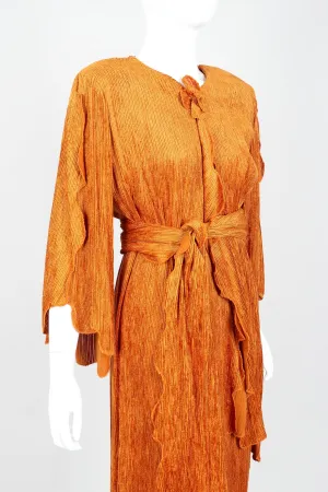 Ribbed Chenille Belted Jacket & Skirt Set