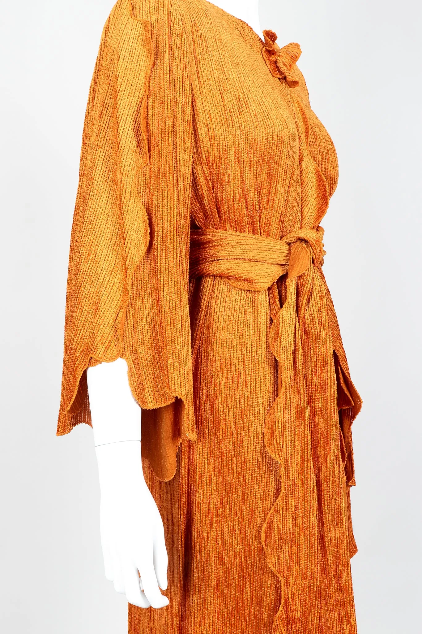 Ribbed Chenille Belted Jacket & Skirt Set