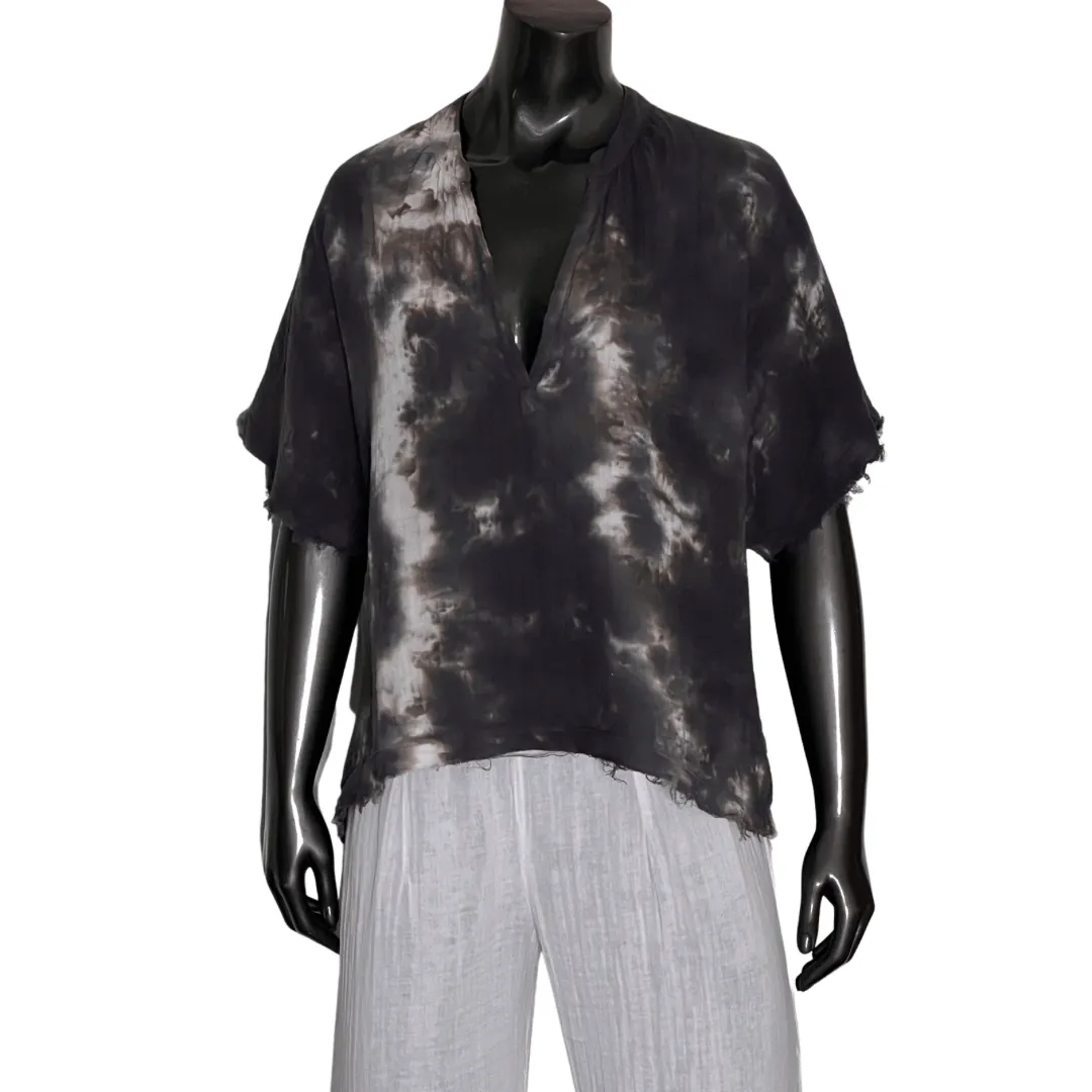 Romi Top - Smokey Cloud Tie Dye