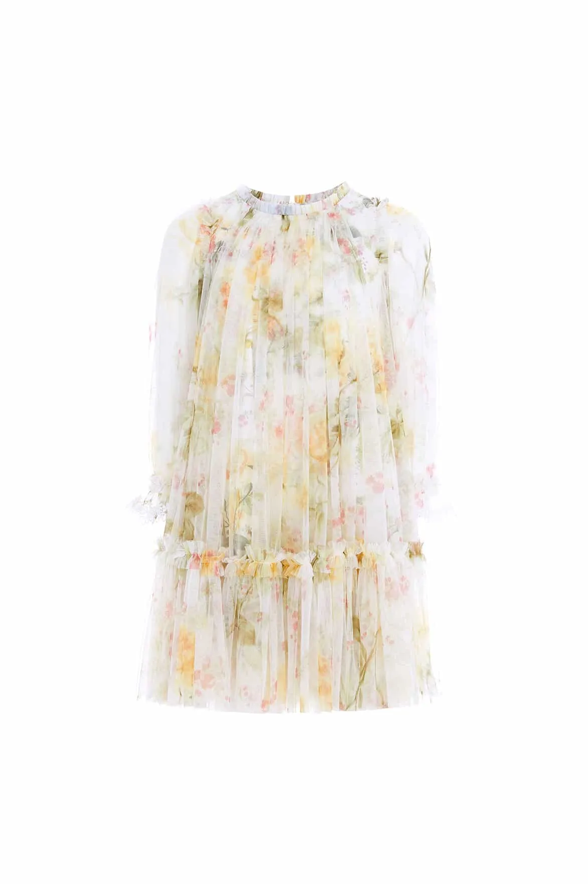 Rose Long Sleeve Kids Dress