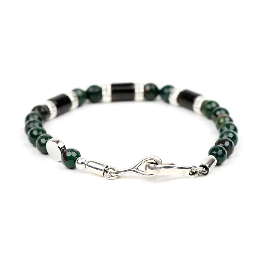 Round Tube Gemstone Bracelet