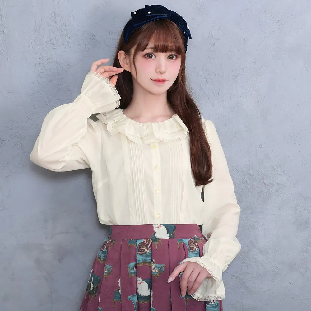Ruffled Collar Blouse