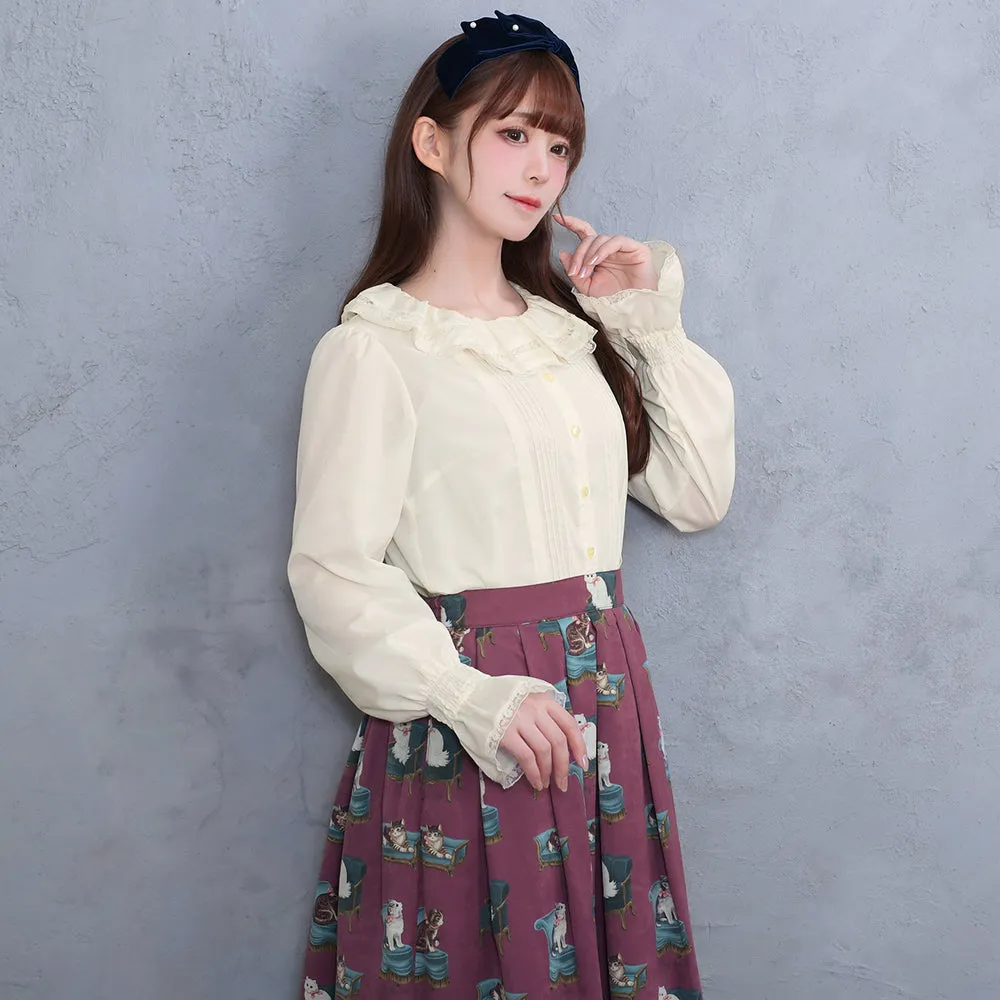 Ruffled Collar Blouse