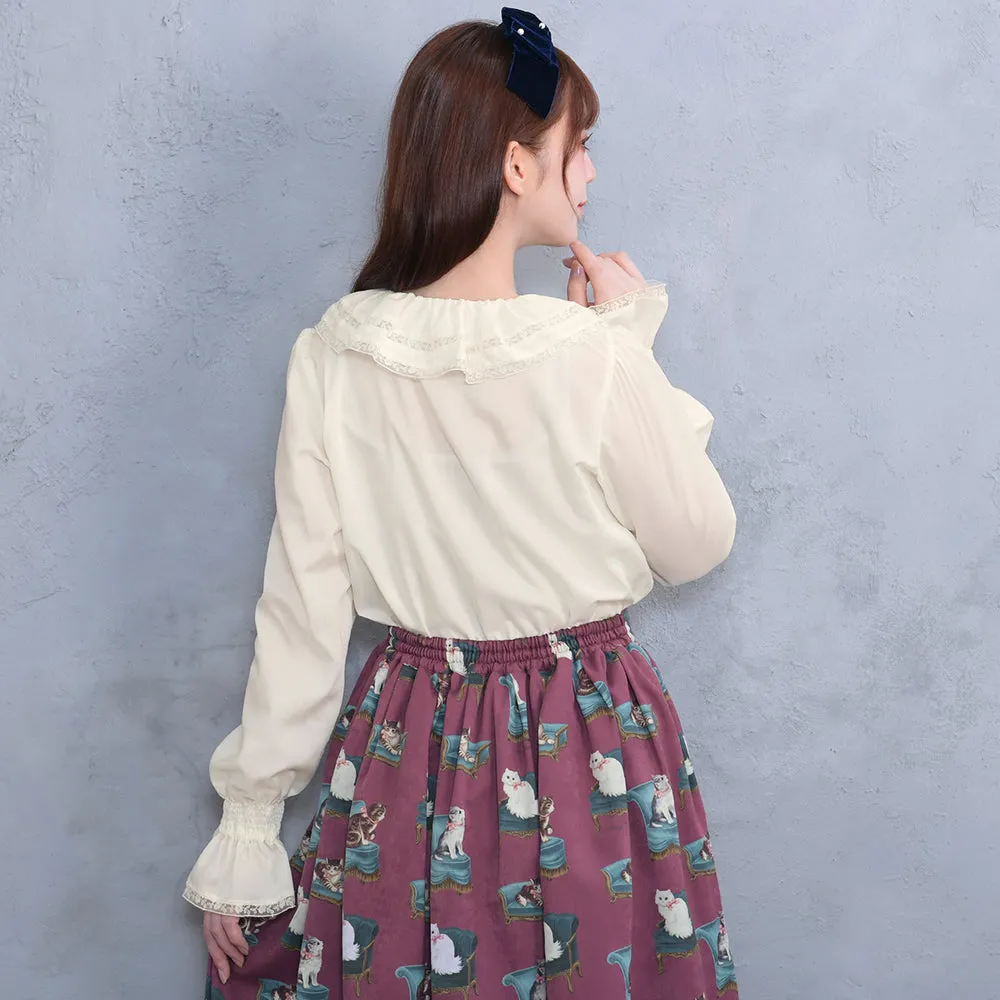 Ruffled Collar Blouse