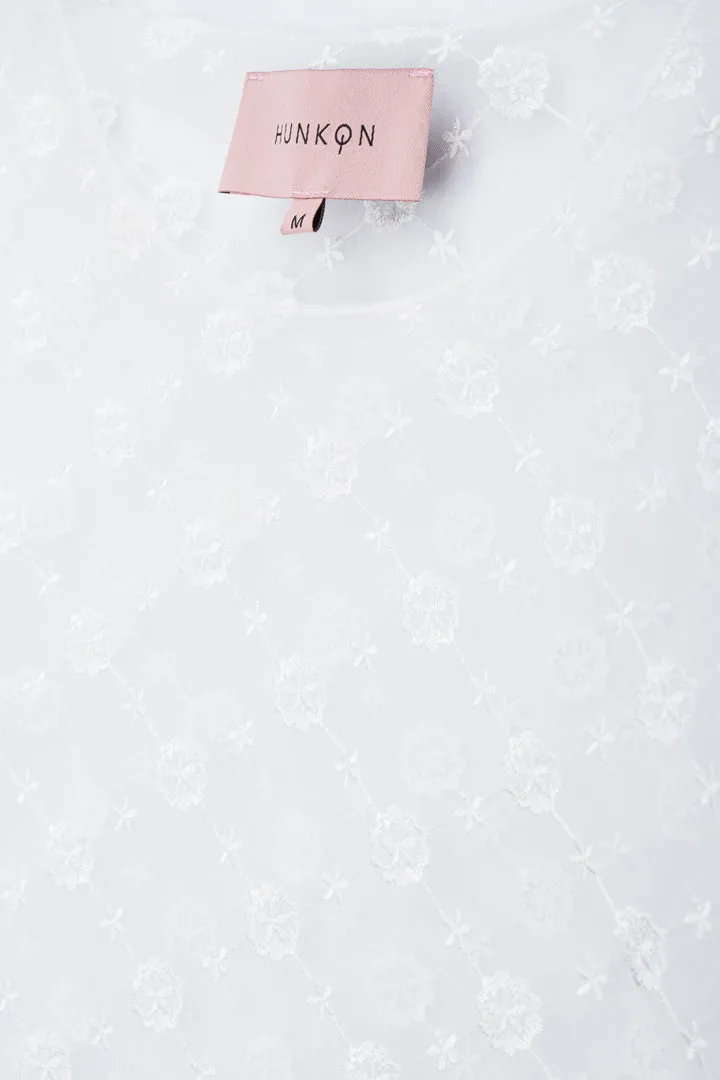 Sammy Mesh Blouse - White