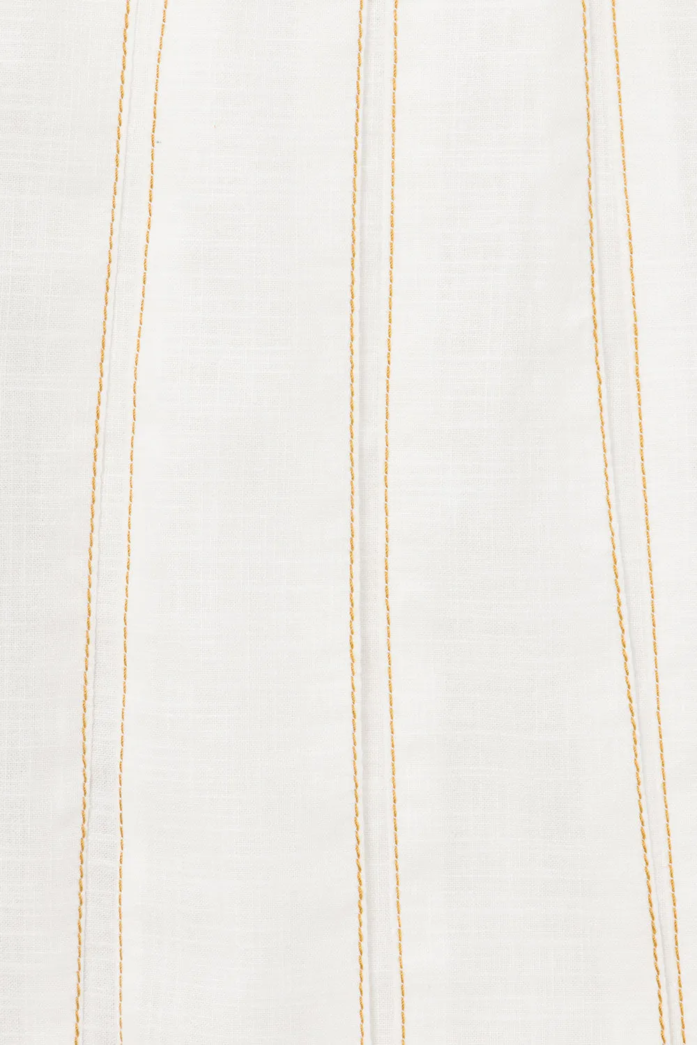 SAMPLE-Dien Wrap Skirt - White