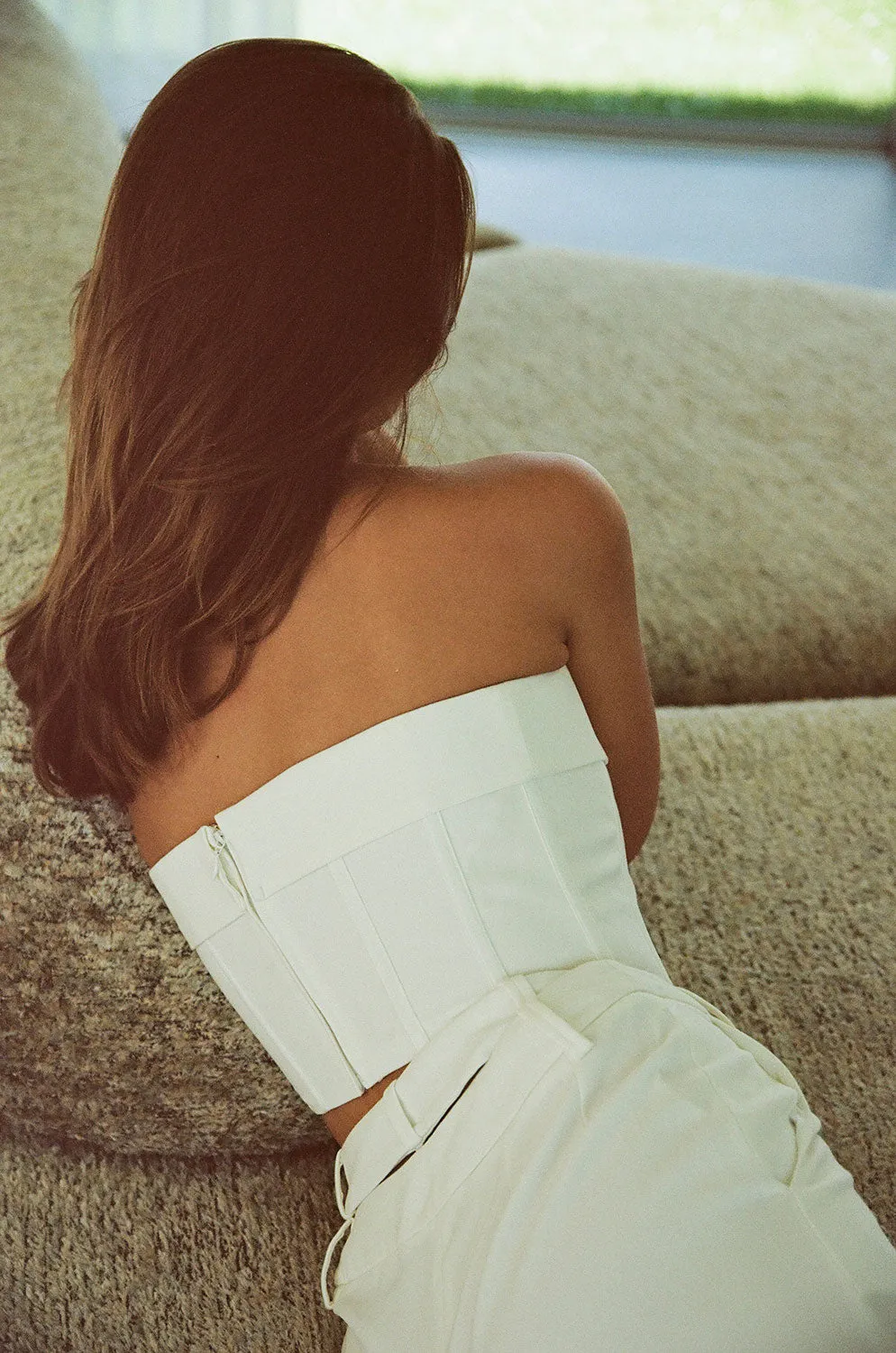 SAMPLE-Isabela Top - White
