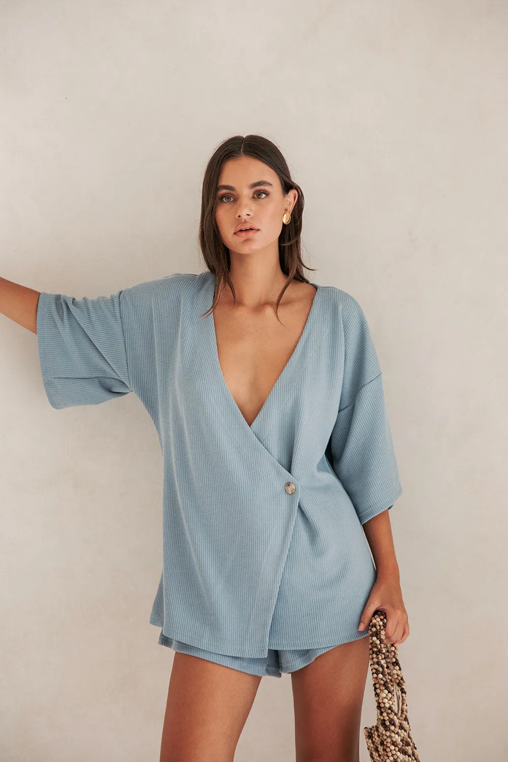 SAMPLE-Wyatt Top - Blue