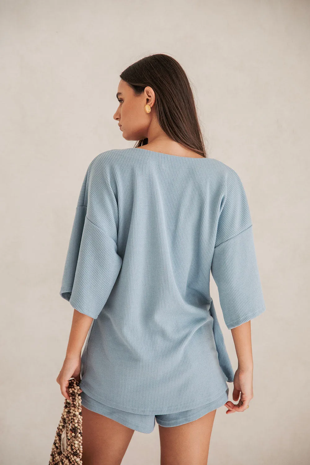 SAMPLE-Wyatt Top - Blue