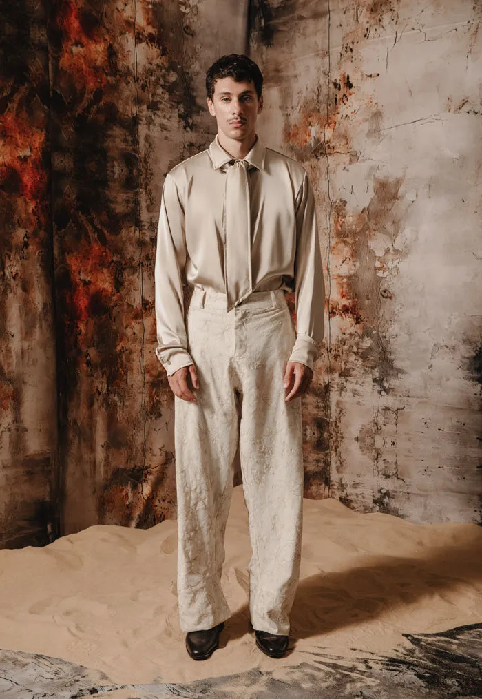 Sandstorm Pants Embroidered Ecru