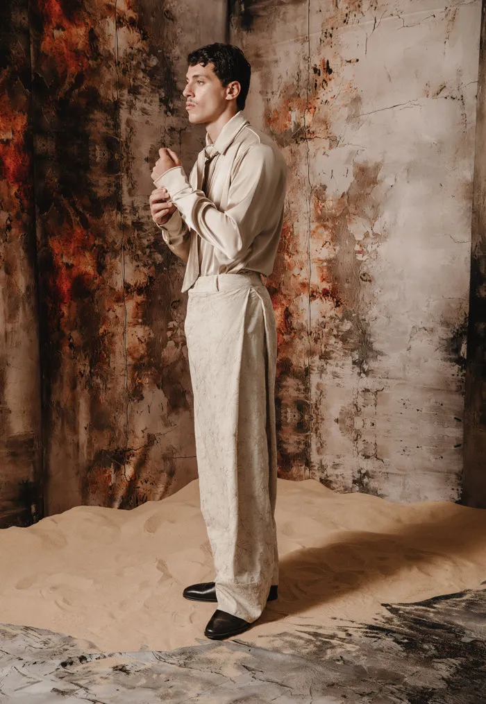Sandstorm Pants Embroidered Ecru