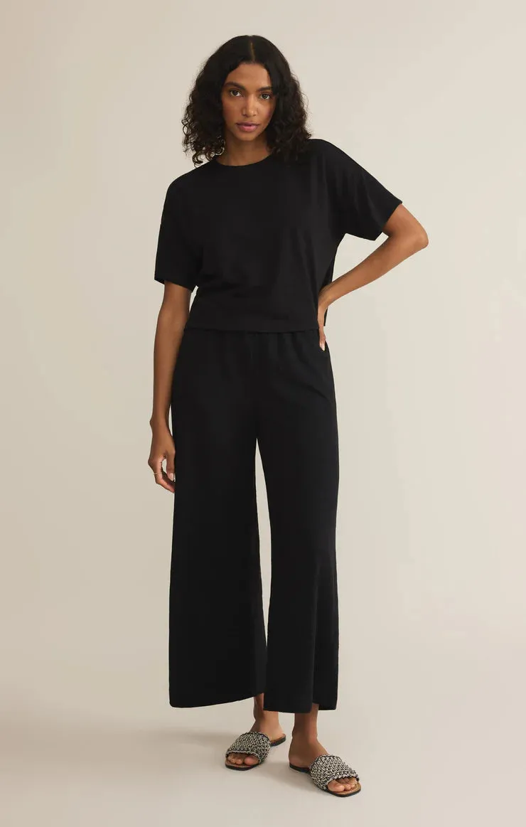 Scout Textured Slub Pant - Black