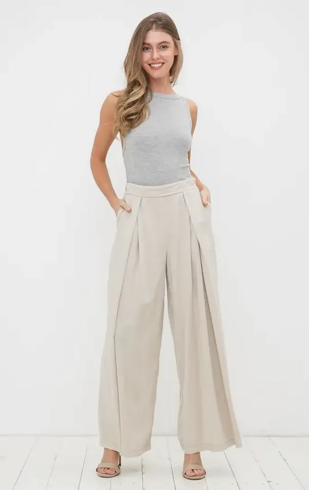 Senna Pants - Taupe