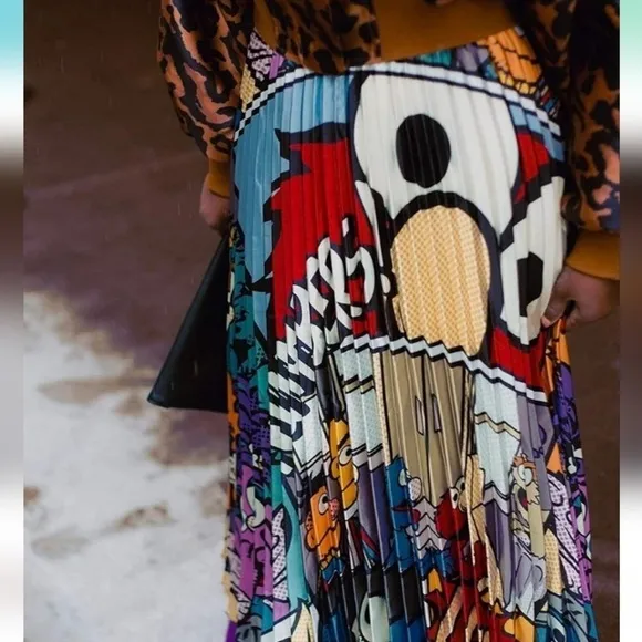 Sesame Street Pop Art Pleated Skirt