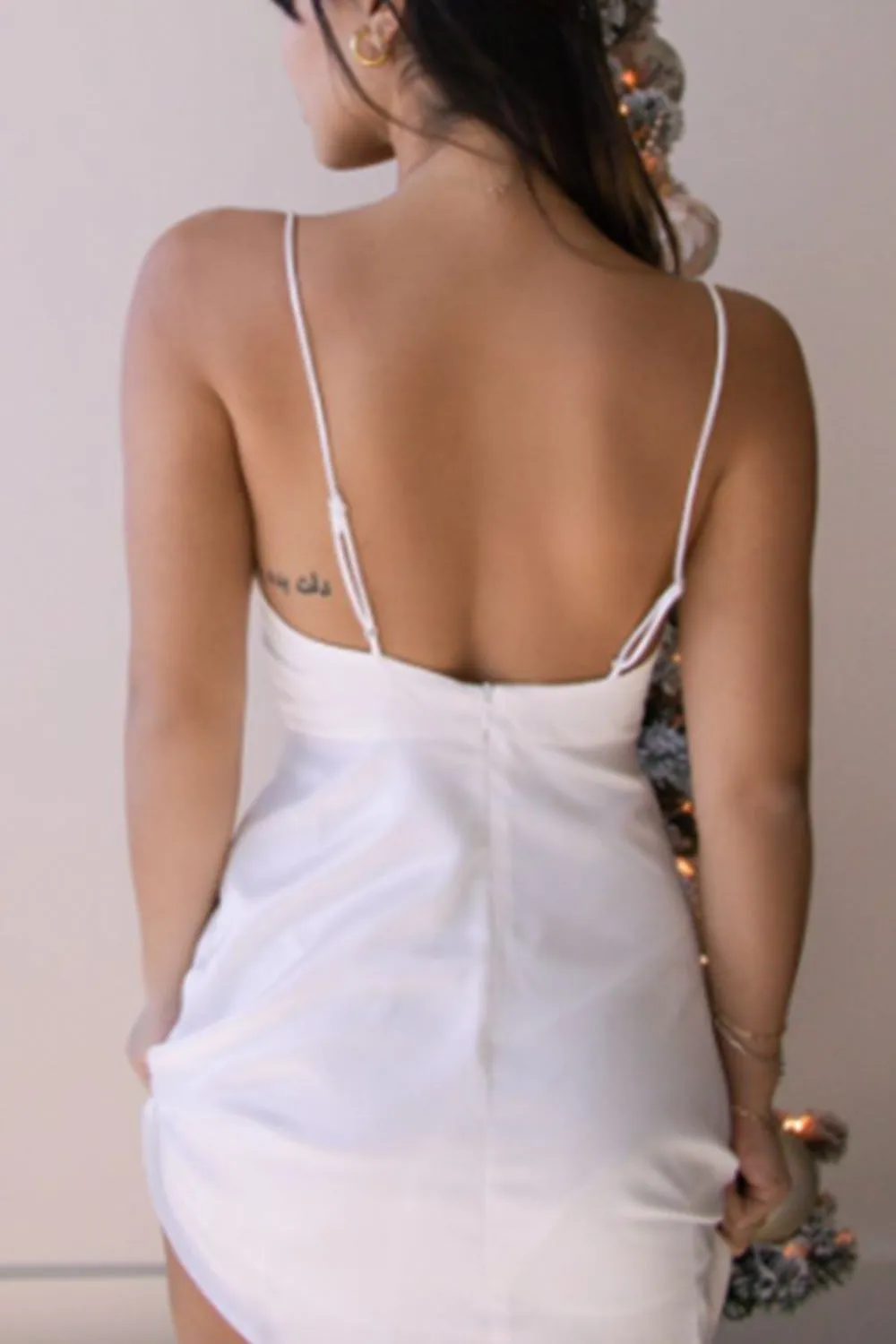 Shimmering White Dress