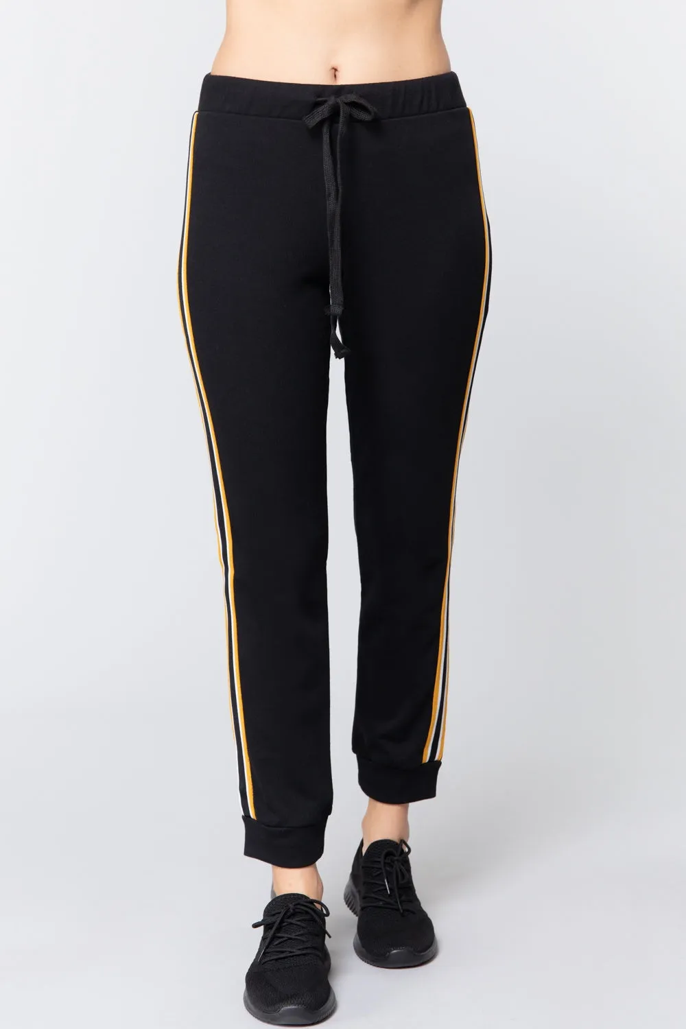 Side Stripe Tape French Terry Pants