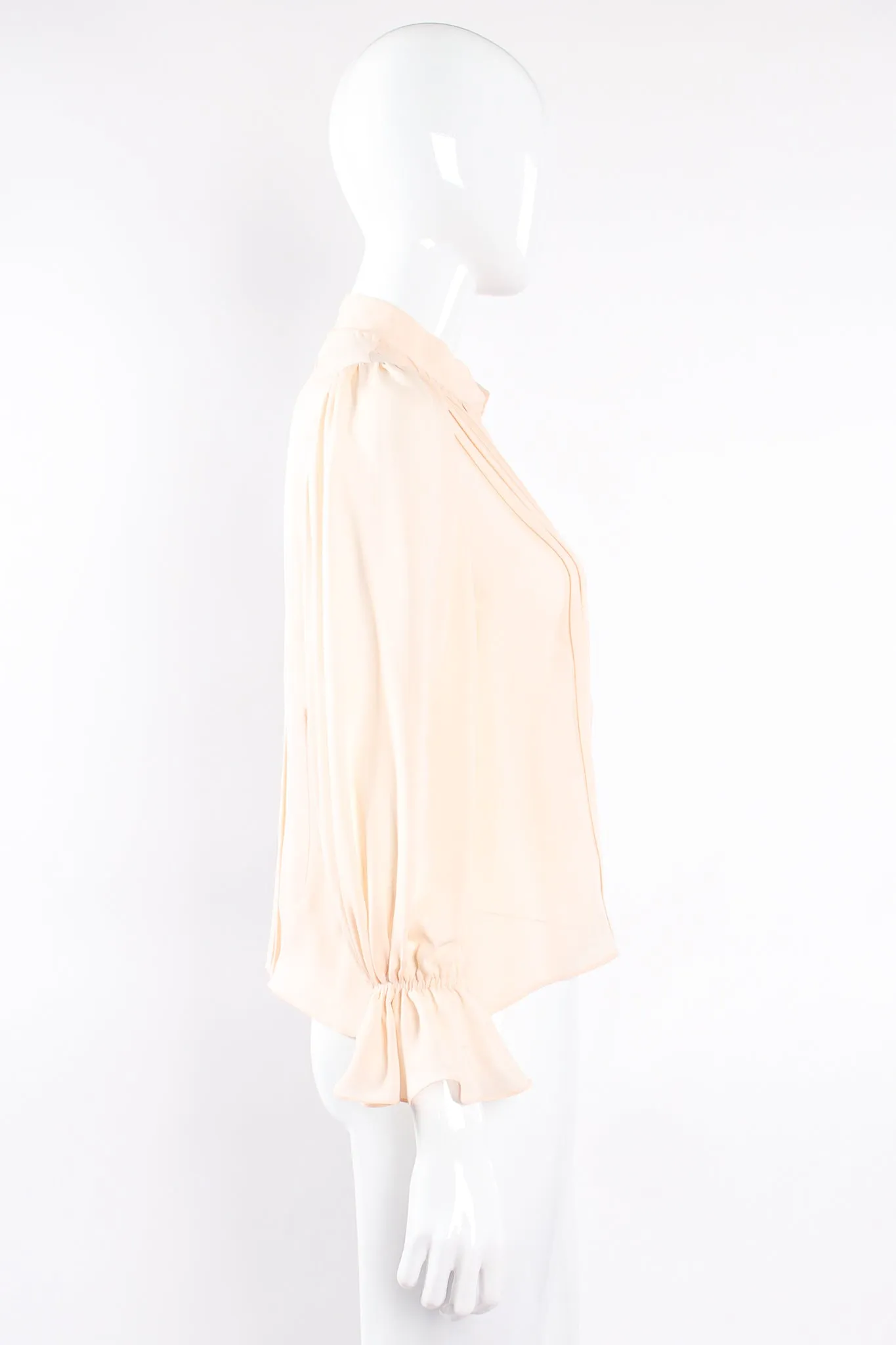 Silk Pintuck Blouse