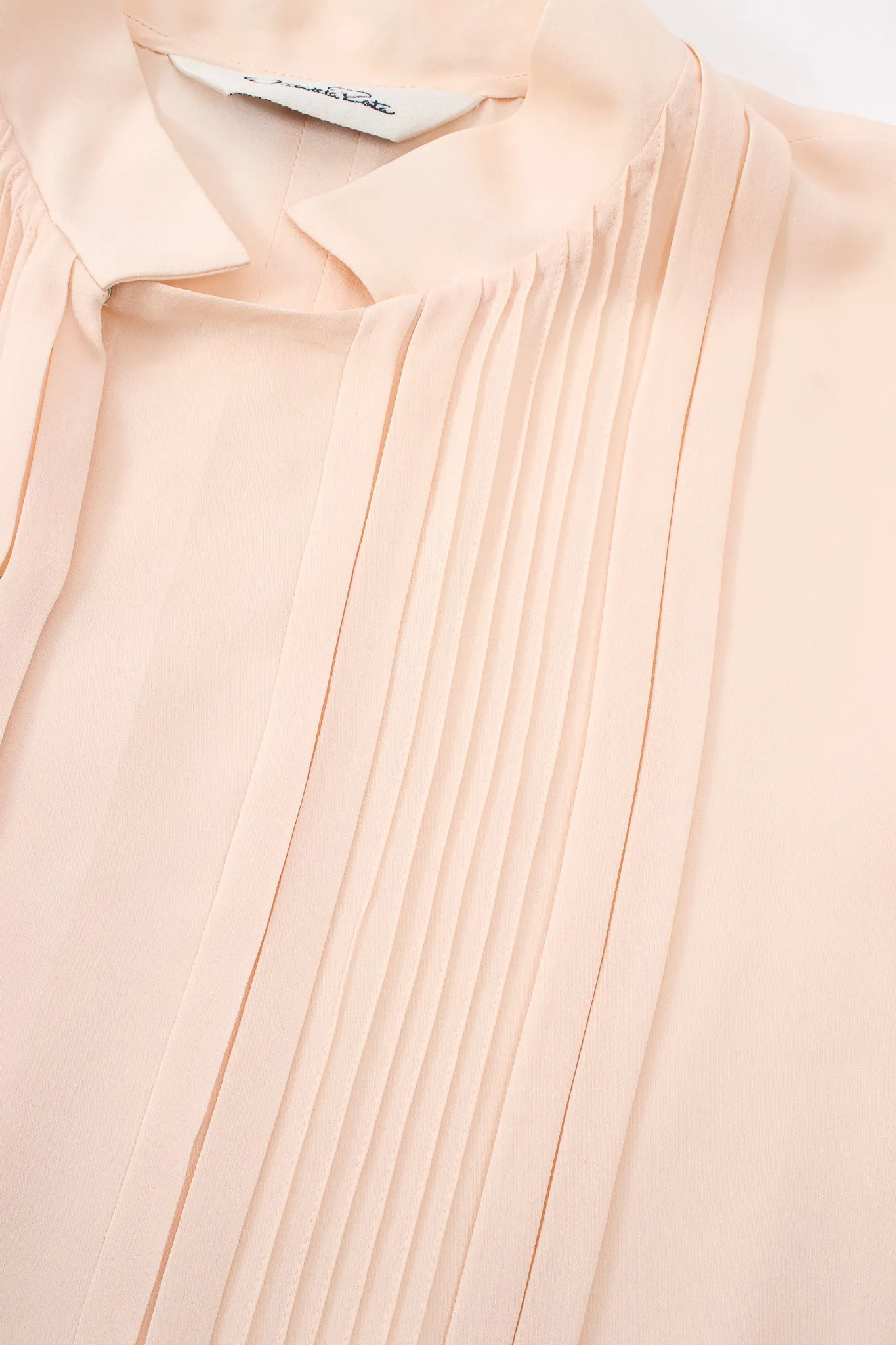 Silk Pintuck Blouse