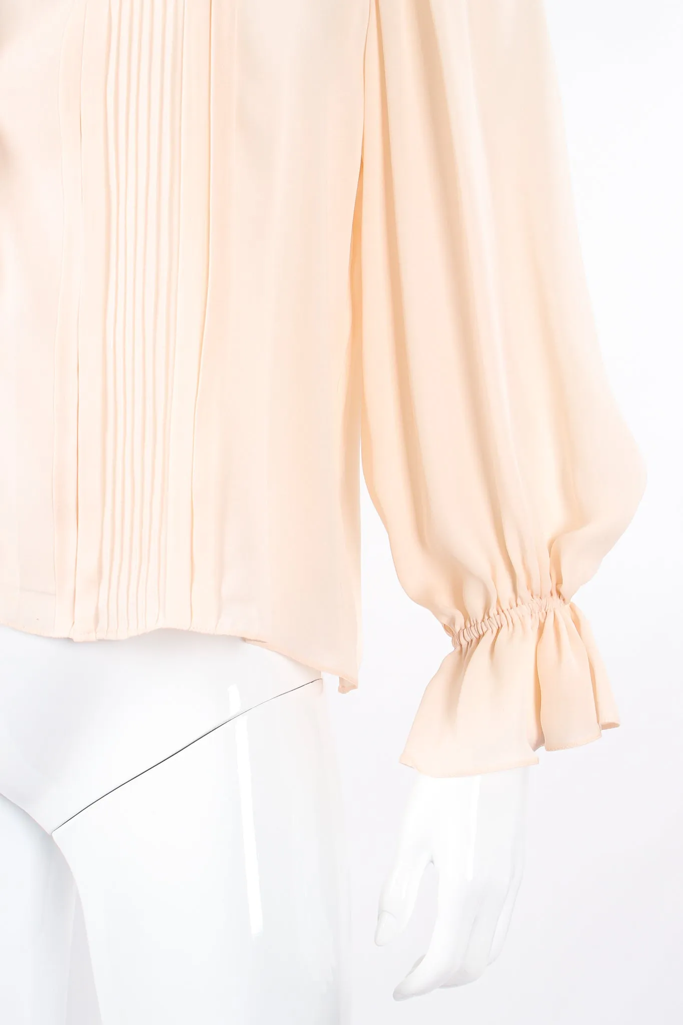 Silk Pintuck Blouse