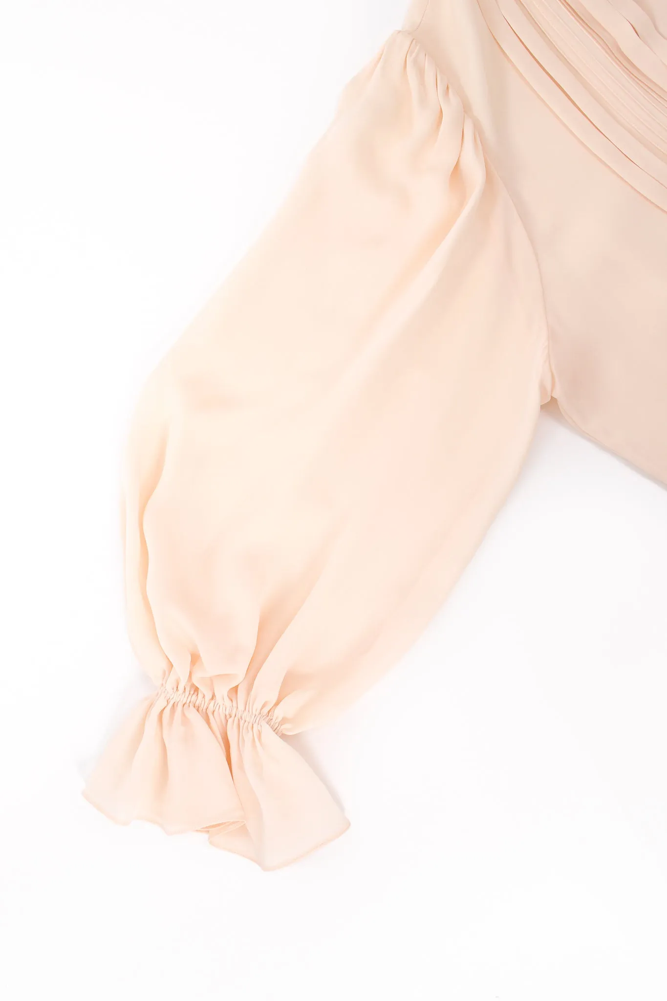 Silk Pintuck Blouse