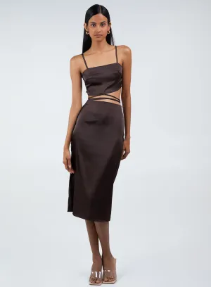 Silky Tie Wrap Cami Top