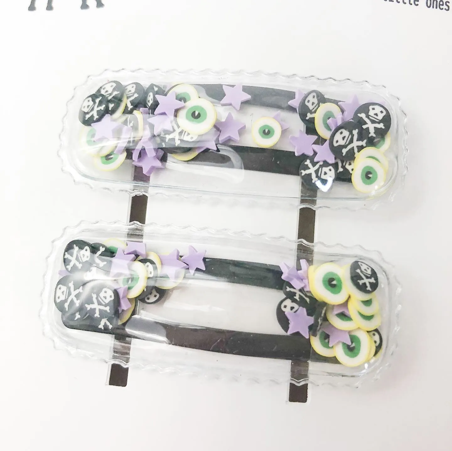 Skulls & Eyes - Shaker Snap Clip Set