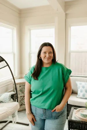 Small Town Girl Top - Green