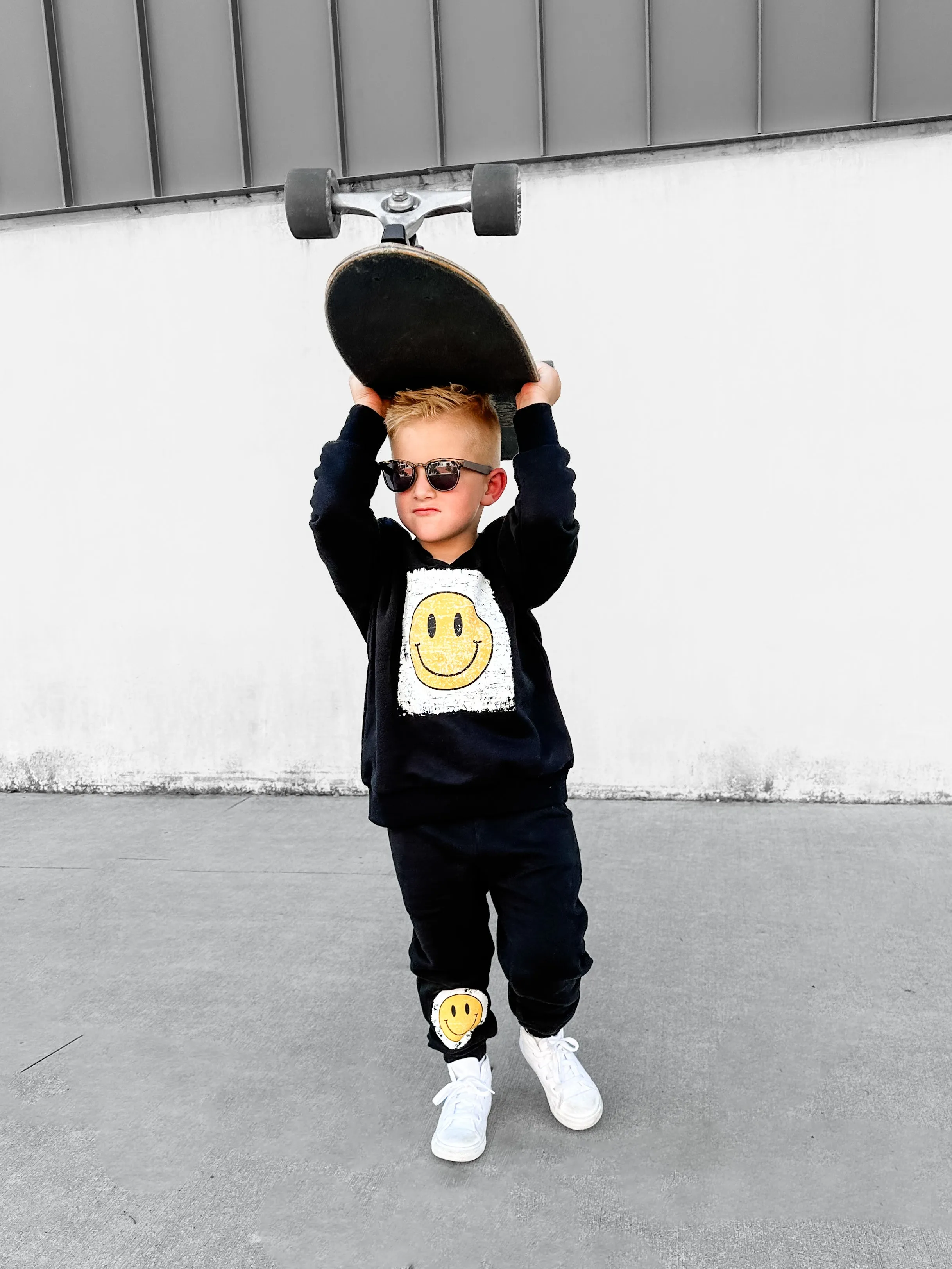 Smiley Elevated Sweatpant - Black