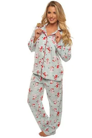 Snowman Holiday PJ Set