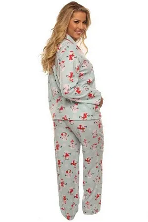 Snowman Holiday PJ Set