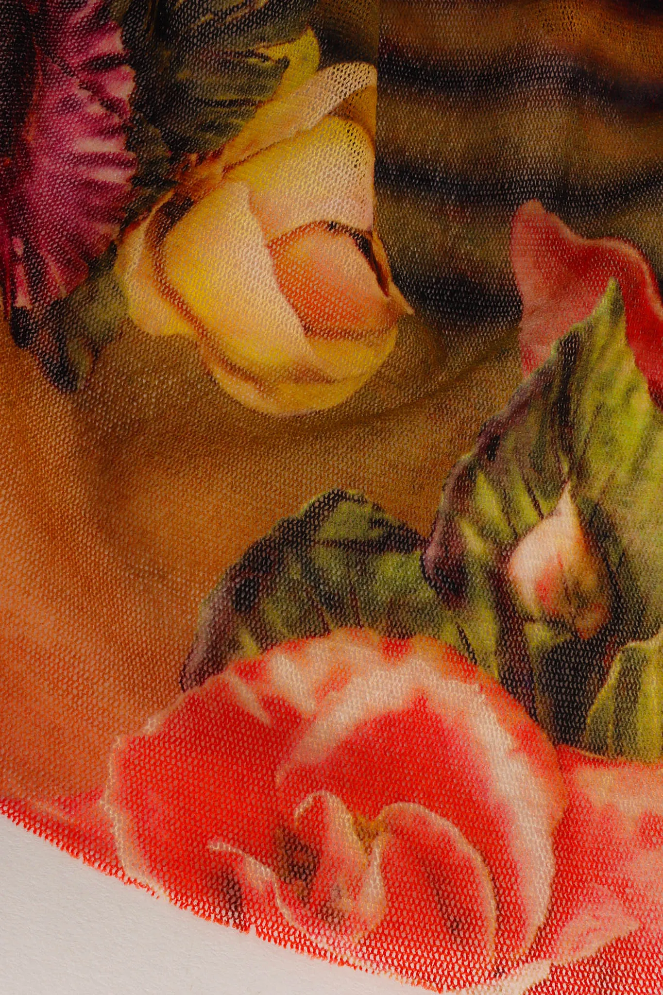 Soleil Floral Bloom Mesh Top
