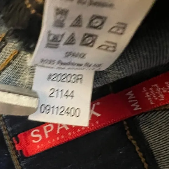 SPANX Denim Leggings Pants High Rise Blue Jean Size Medium