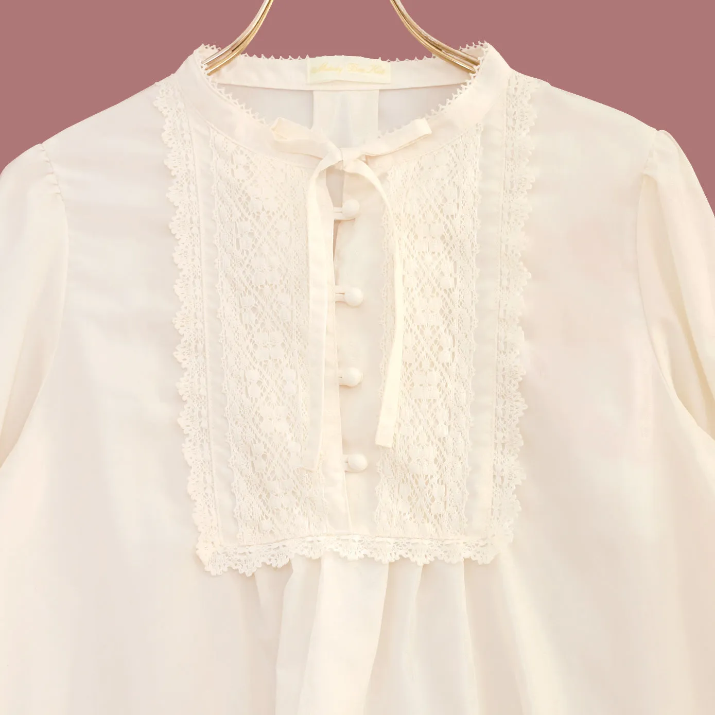 Stand Collar Pullover Blouse