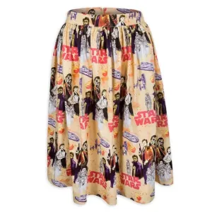 Star Wars x Her Universe Solo A Star Wars Story Retro Print Circle Skirt-Size 2X