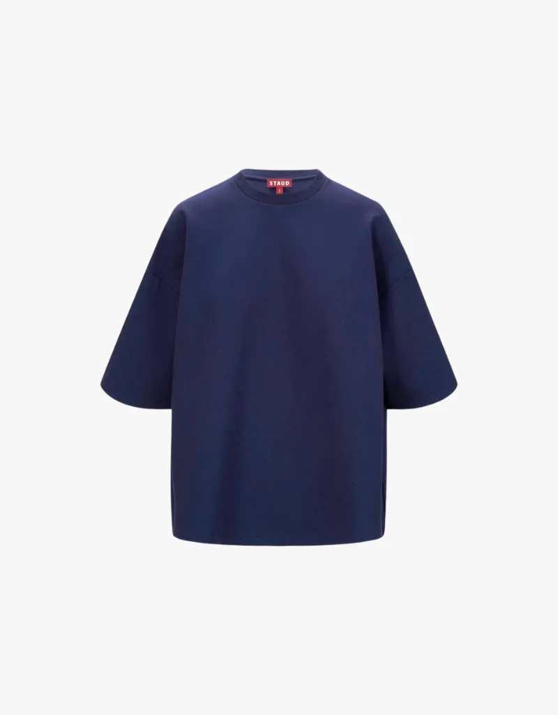 Staud Capsule Top in Navy